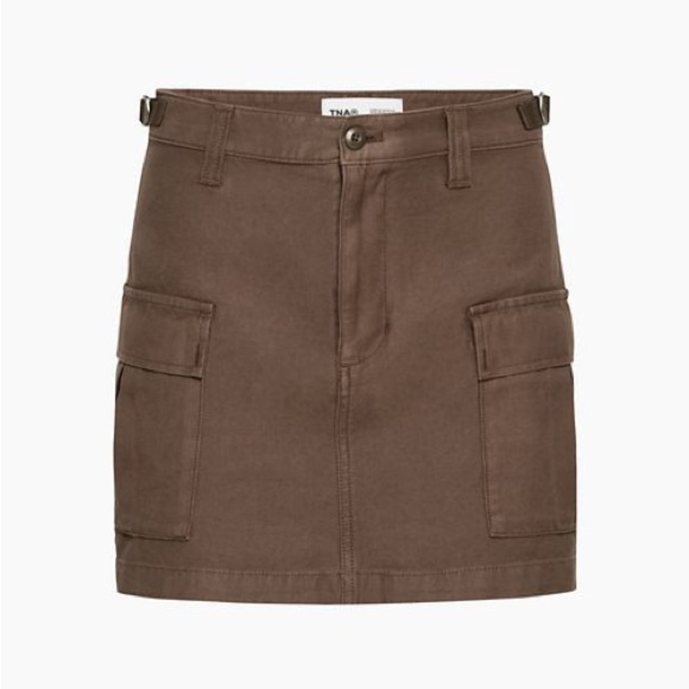 Aritzia, Supply Cargo Brown Mini Skirt - Size 2